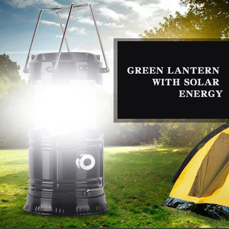 Solar Charging Telescopic Camping Lantern | USB