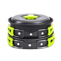 Portable Camping Cooker Stove Set | Aluminum Cookware for Outdoors