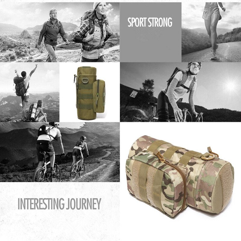Tactical MOLLE Water Bottle Pouch | EDC Gear for Camping & Hiking