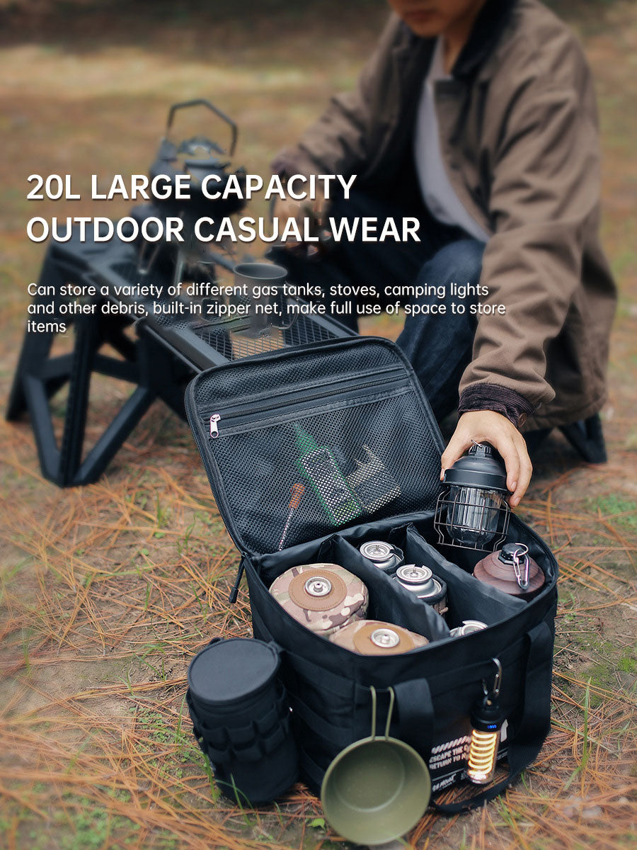 20L Camping Storage Bag | Gas Tank & Cookware Organizer