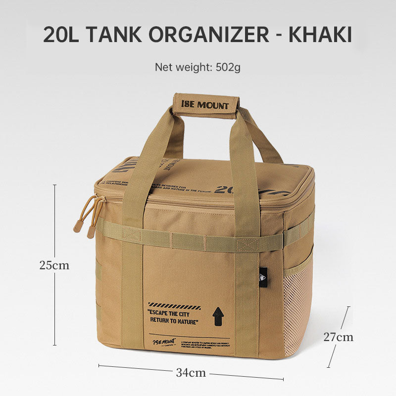 20L Camping Storage Bag | Gas Tank & Cookware Organizer