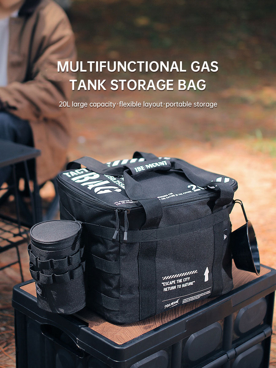 20L Camping Storage Bag | Gas Tank & Cookware Organizer