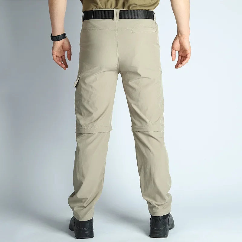 Men’s Hiking Pants: Convertible, Lightweight, Waterproof, Quick Dry, Outdoor, Fishing, Travel, Safari, Camping, Detachable.