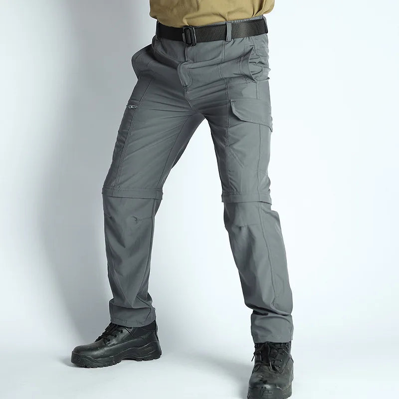 Men’s Hiking Pants: Convertible, Lightweight, Waterproof, Quick Dry, Outdoor, Fishing, Travel, Safari, Camping, Detachable.