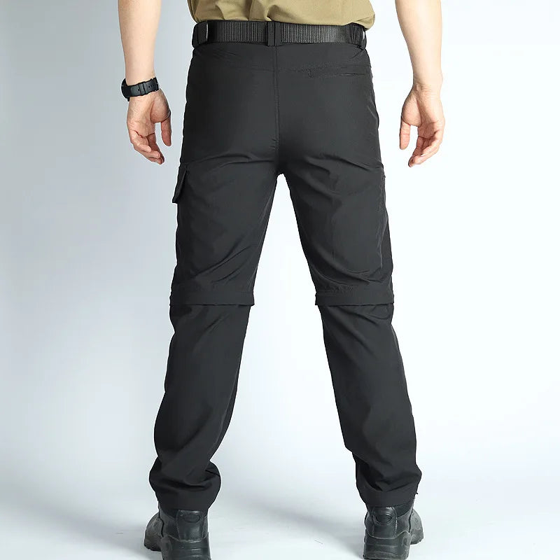 Men’s Hiking Pants: Convertible, Lightweight, Waterproof, Quick Dry, Outdoor, Fishing, Travel, Safari, Camping, Detachable.