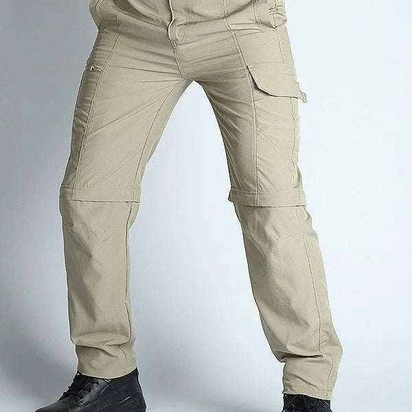 Men’s Hiking Pants: Convertible, Lightweight, Waterproof, Quick Dry, Outdoor, Fishing, Travel, Safari, Camping, Detachable.