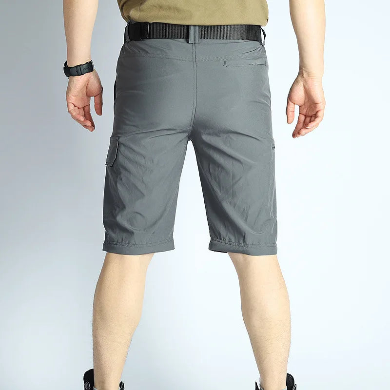 Men’s Hiking Pants: Convertible, Lightweight, Waterproof, Quick Dry, Outdoor, Fishing, Travel, Safari, Camping, Detachable.