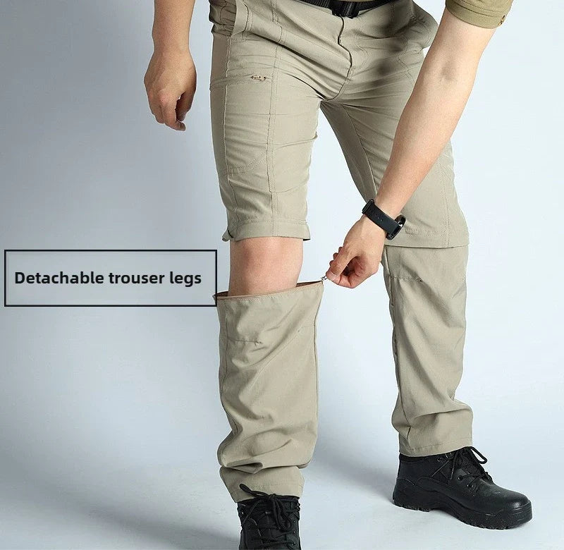 Men’s Hiking Pants: Convertible, Lightweight, Waterproof, Quick Dry, Outdoor, Fishing, Travel, Safari, Camping, Detachable.