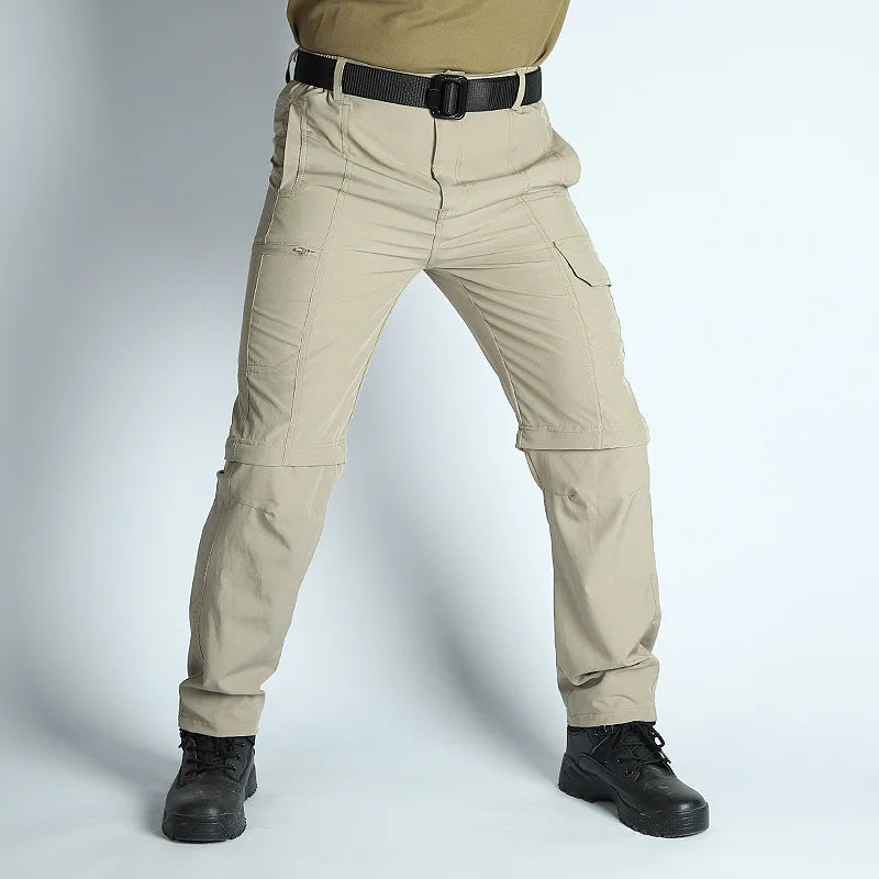 Men’s Hiking Pants: Convertible, Lightweight, Waterproof, Quick Dry, Outdoor, Fishing, Travel, Safari, Camping, Detachable.