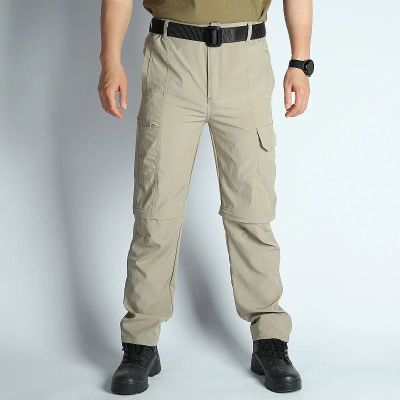 Men’s Hiking Pants: Convertible, Lightweight, Waterproof, Quick Dry, Outdoor, Fishing, Travel, Safari, Camping, Detachable.